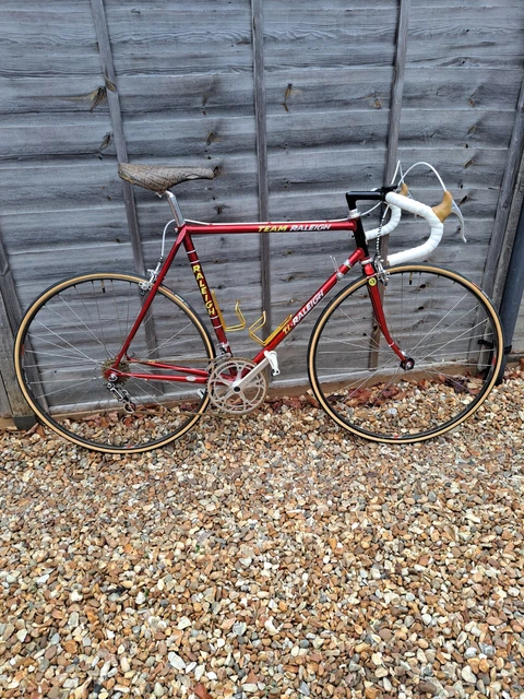 Logotipo De Bicicleta Raleigh Raleigh Team TI SBDU Vintage Road Bike