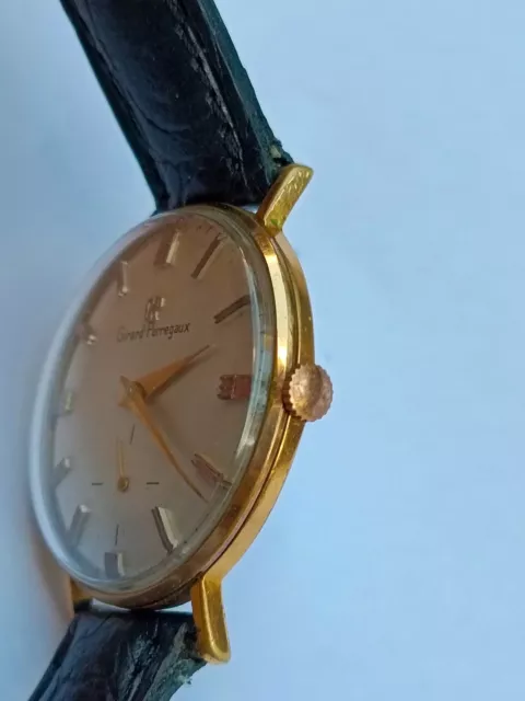 Orologio Uomo Vintage Girrard Perregaux Carica Manuale Eccellente!!! 3