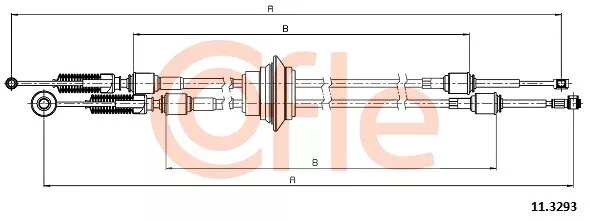 COFLE Câble Boite de Vitesse Commutation Corde Convient pour Fiat Ulysse 220