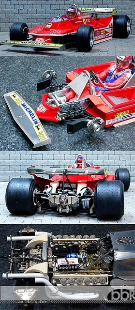 自動車 MFH1/20FerrariKit 312T4[1979 Belgian GP] 1/20scale Hybrid Injection Kit : 312T4 [1979 Belgian GP]
