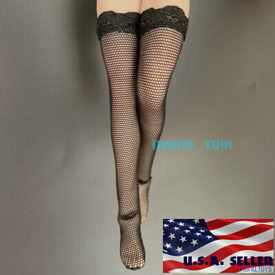 1/12 Scale Sexy Fishnet Stockings For 6" PHICEN TBLeague T01 Female Figure ❶USA❶