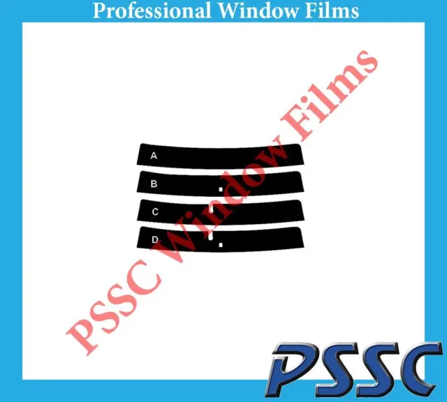 PSSC Sun Strip Car Auto Window Tint Film for Hyundai loniq 2017 5% Very Dark