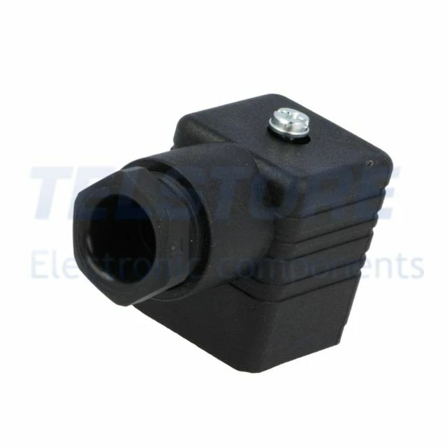 1pcs  931952100 GDM 3011 SCHWARZ Connettore per valvola spina formato A 18mm fem