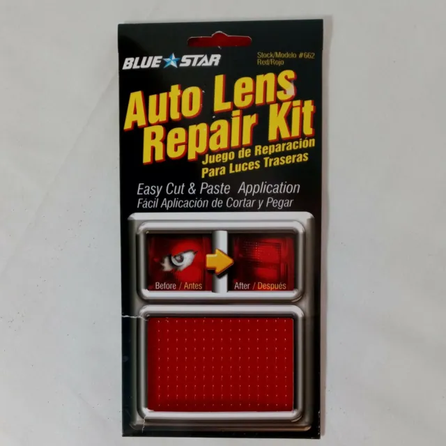 Blue Star 662 Auto Lens Repair Kit Red Textured