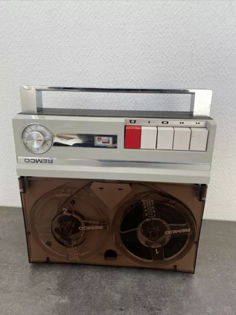 Ancien magnétophone à bande Remco S 3000 tape recorder vintage