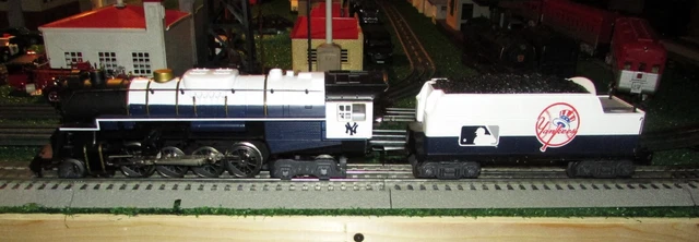 Lionel New York Yankees Berkshire Steam Locomotive and Tender