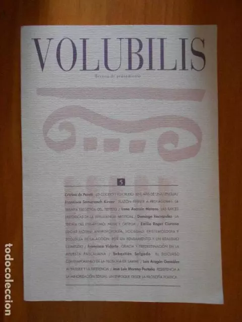 Volubilis Nº 5 - Revista De Pensamiento (P1)