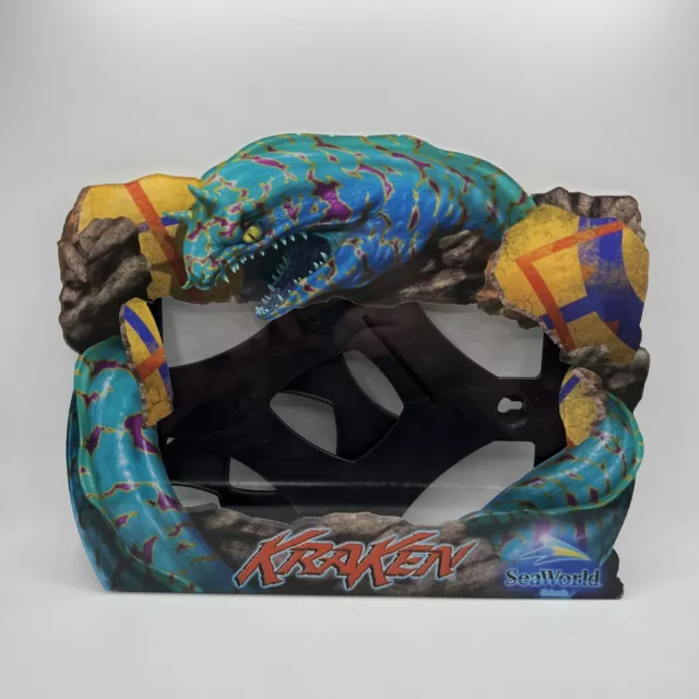 SeaWorld Orlando Kraken Roller Coaster On Ride 6"x8" Picture Frame