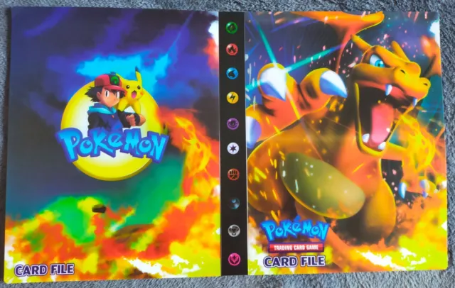 Classeur Carte Pokémon dracaufeu 480 Cartes, 60 Pages, pokemon TOP