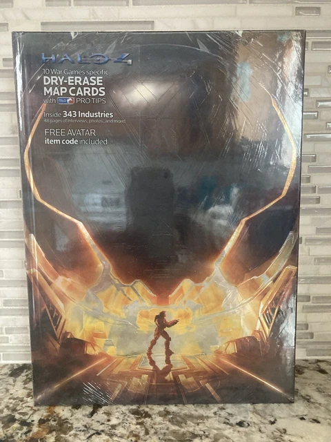 Halo 4 Collector's Edition Prima Official Game Strategy Guide w/ Dry Erase Maps