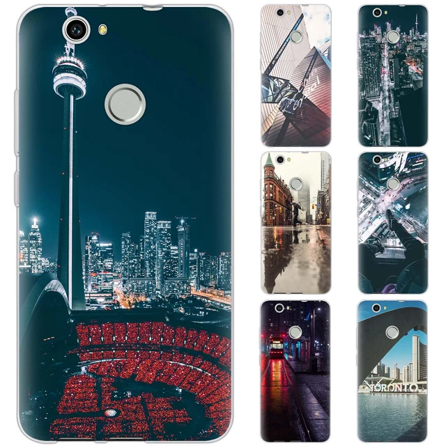 dessana Toronto Sightseeing Silikon Schutz Hülle Case Handy Tasche für Huawei