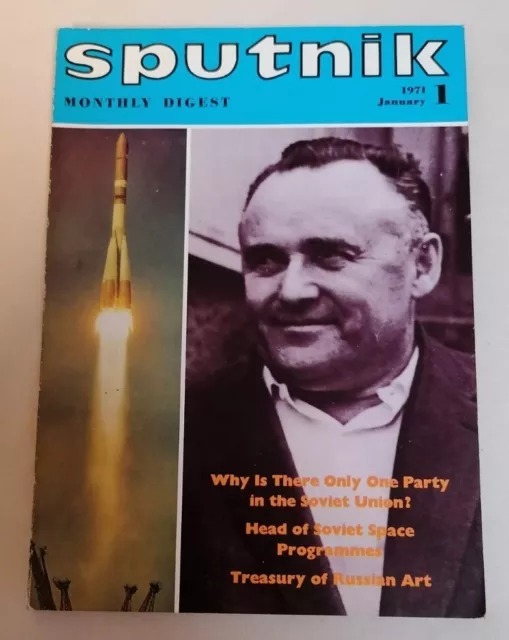 MAGAZINE - Sputnik Soviet Press Monthly Digest January 1971 Russian Communism
