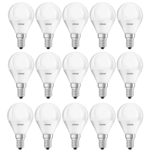 15 x Bellalux LED Tropfen 3,3W - 25W E14 matt 250lm Kugel warmweiß 2700K UVP 24€