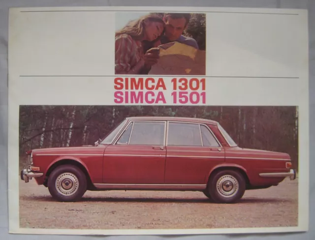 1966 Simca 1301 & 1501 Brochure