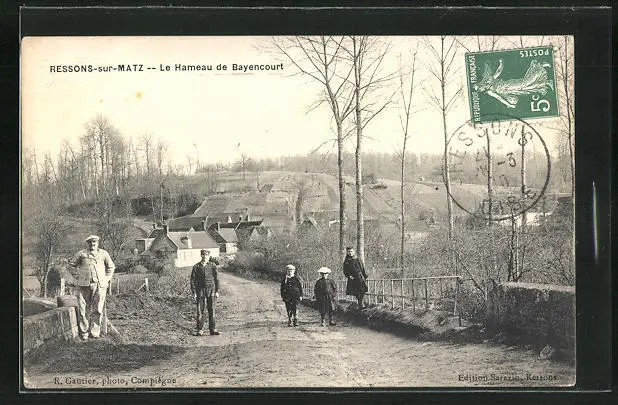 CPA Ressons-sur-Matz, the hamlet of Bayencourt