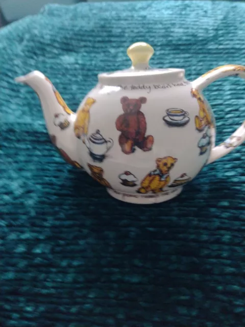 VINTAGE PAUL CARDEW TED - TEA TEDDY BEARS PICNIC 1 Pint TEAPOT SINGLE TEA POT