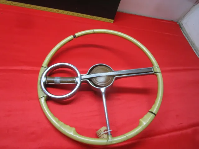 1940 Chevrolet Accessorie Steering Wheel With Spinner Rare Core