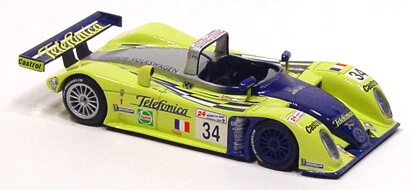 Miniature Spark 1/43 - Reynard 2KQ #38 - Le Mans 2001 - Jaune - Occasion