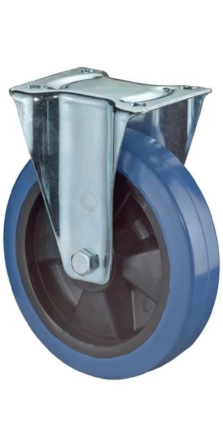 BS Rollen Roulette fixe D. de la roue 200 mm cap. charge 300 kg plastique pla...