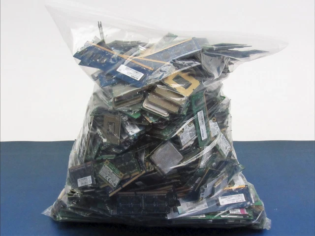 20.2 Pounds Lbs RAM CPUS Processors Gold Scrap Metal Recovery