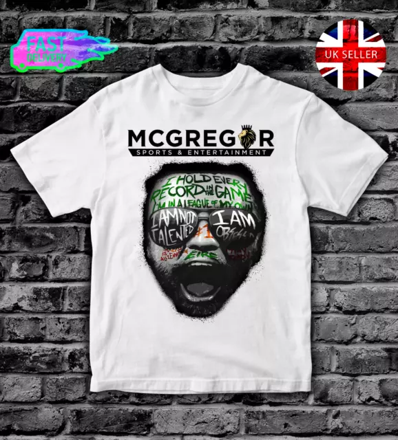 UFC MMA CONOR MGREGOR Kids T-Shirt Top Boys Girls ADULTS MENS T SHIRT TSHIRT #2