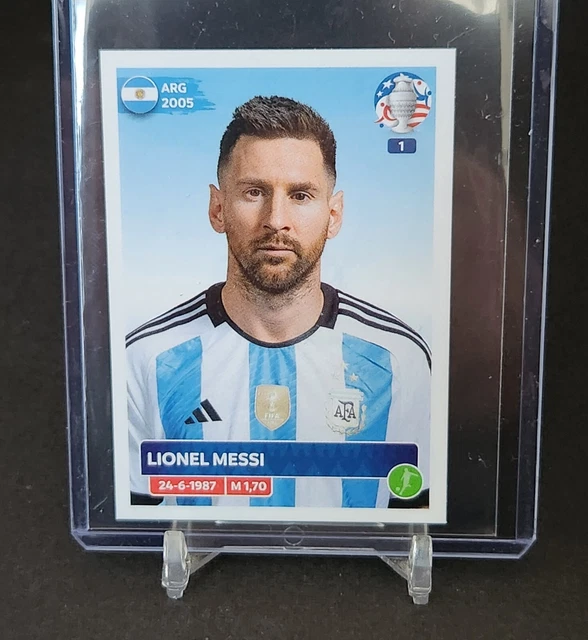 Messi Rookie Panini Sticker 2024 PANINI COPA America Usa Lionel Messi Sticker Arg19 $14.99 ...