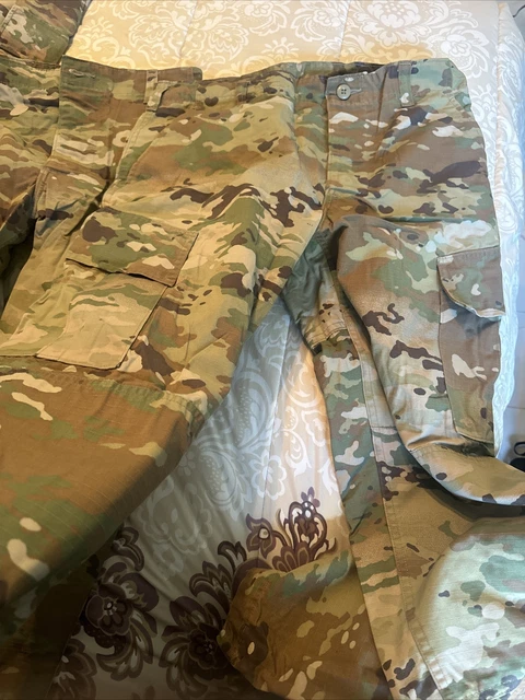 US Military Issue Unisex Army OCP Camo Combat Pants Trousers Size Medium Regular