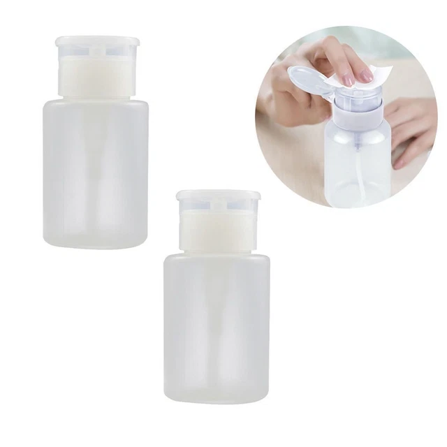 Distributeur Vernis à ongle Bouteille vide Abaisser récipient de liquide Pompe
