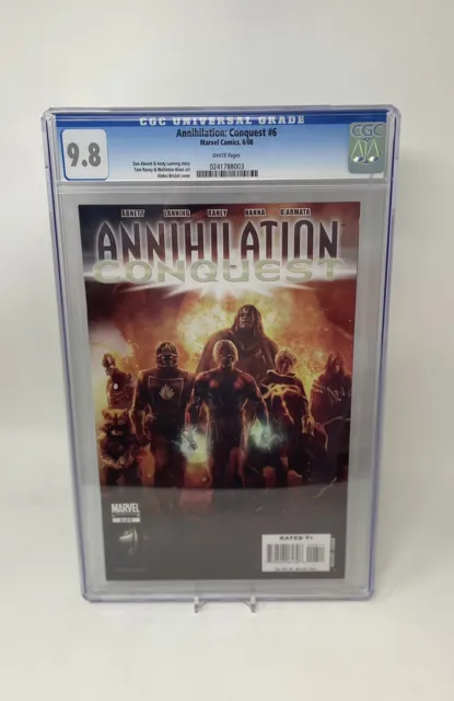 Annihilation: Conquest #6 CGC 9.8 1st New Guardians of the Galaxy Marvel Comics