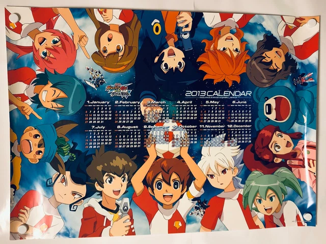 【Roll:EX】Inazuma Eleven GO vs. Danbōru Senki W : 2012 Film B2 Calendar Poster