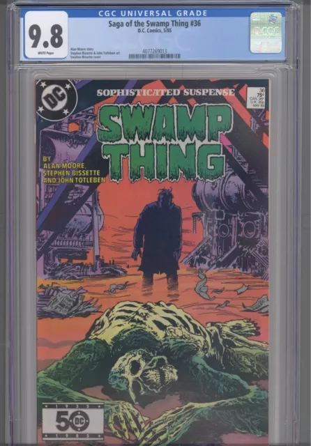 Saga of Swamp Thing #36 CGC 9.8 1985 DC Comics Alan Moore Story