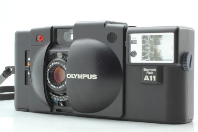 [Near MINT+++] Olympus XA2 Black Point & Shoot 35mm Film Camera Flash A11 Japan