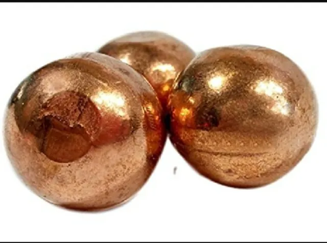 Lot Of 23, 1.15" Pure Copper Balls, Copper Spheres, Free Shipping