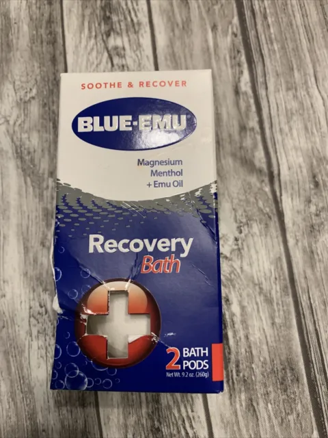 Blue-Emu Soothe & Recover Bath Pods 2-Count Magnesium Menthol