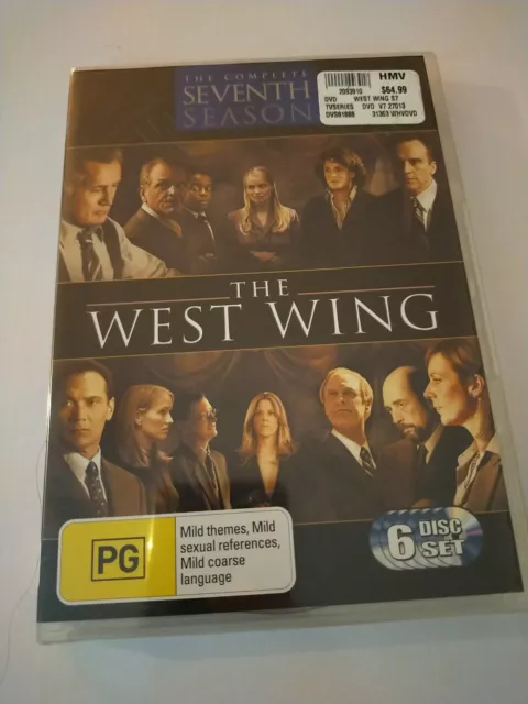 The West Wing Complete Season 7 DVD Region 4 New & Sealed FREE SHIPPING 👏💯🎉🥳