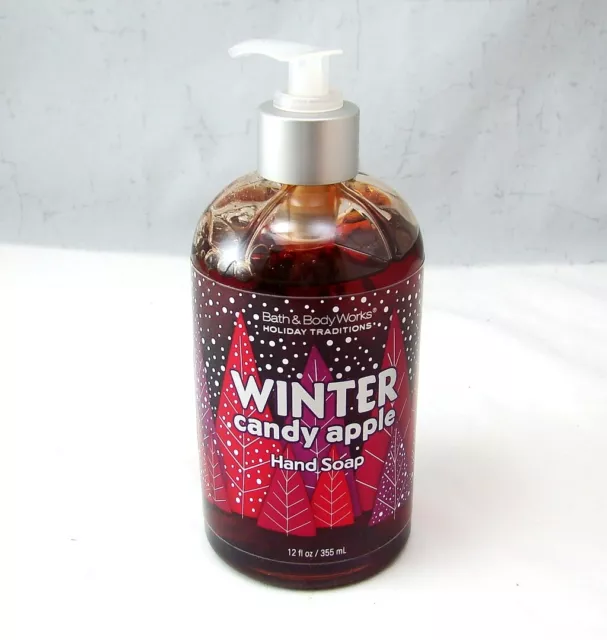 Bath & Body Works Holiday Traditions WINTER CANDY APPLE Hand Soap 12 oz NEW