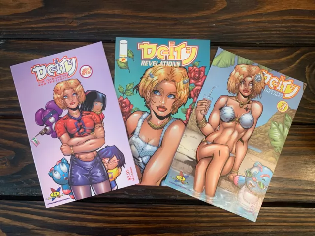 Image Hyperwerks Comic Book Lot: Deity Revelations #2 & Darkness a/t Light #2 3