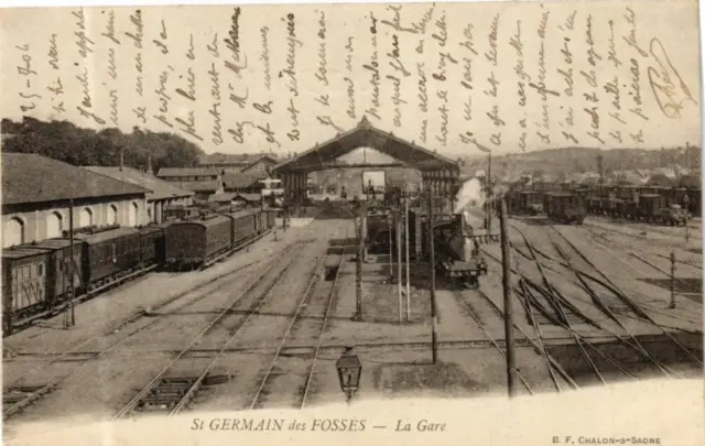 CPA AK Saint-Germain des Fossés-La Gare (267683)