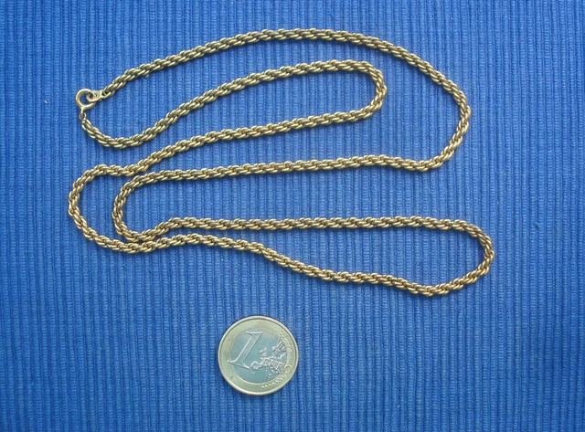 Ancien Collier Sautoir Vintage, Chaîne Longue Pour Bijou Fantaisie