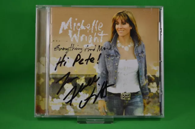 MIchelle Wright - Everything And More CD - SIGNED AUTOGRAPHED