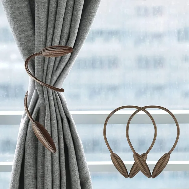 Beautiful Curtain Holder tieback color Brown for Home Decor Set of 2 2