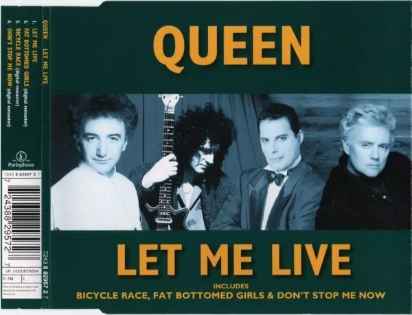 CD SINGLE Queen Let Me Live/Fat Bottomed Girls/Bicycle Race/Don't Stop Me Now