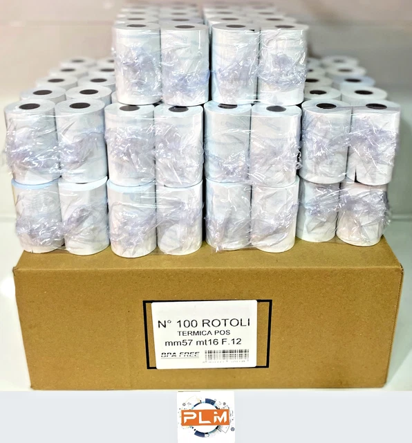 57mm X 35mt - 10 Rotoli Carta Termica - Foto 3