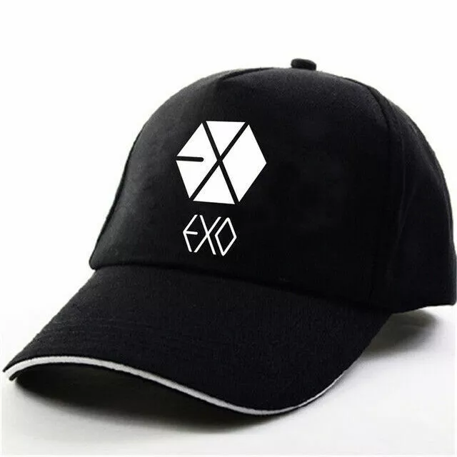 KPOP EXO THE WAR Wolf EXACT EXODUS Album Baekhyun Chanyeol Black Baseball Cap