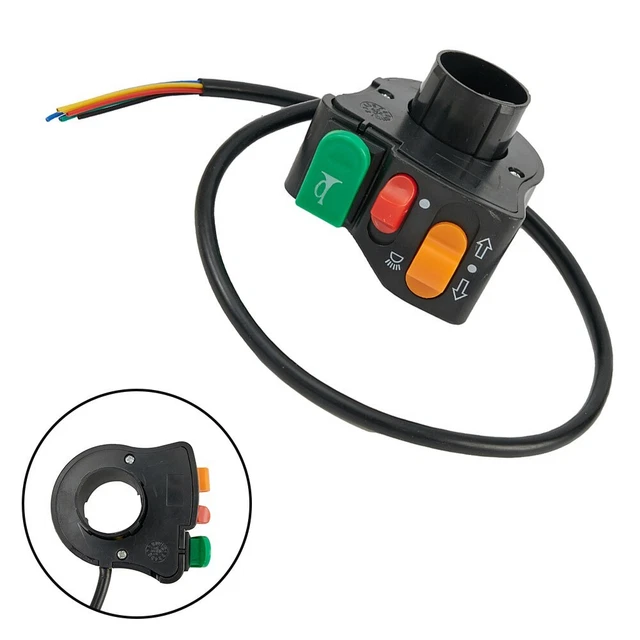 1x Motorcycle Scooter Handlebar ON OFF Switch / For Horn Headlight Turn Signal