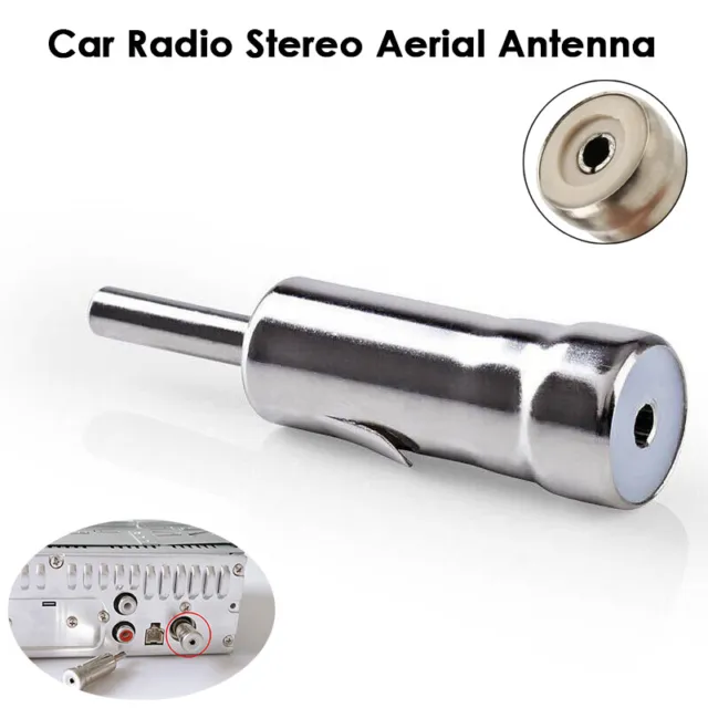 CAR AERIAL ANTENNA ADAPTOR ADAPTER RADIO STEREO Universal - ISO to DIN