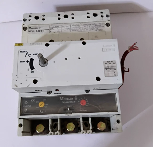 Moeller Nzm 10-400N Circuit Breaker 3 Pole 400 Amps Moeller Nzm 10-400N Circuit Breaker 3 Pole 400 Amps