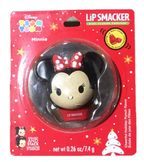 Disney Lip Smacker Holiday Tsum Tsum Minnie Mouse Punch Flavor Lip Balm .26 oz
