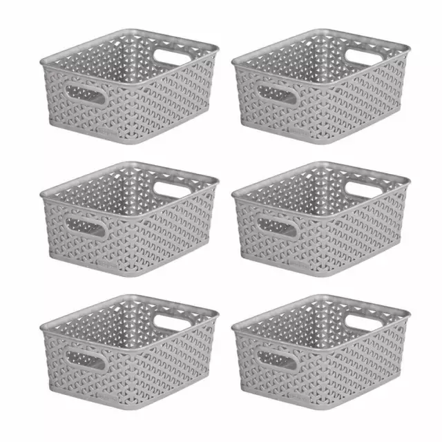 Curver My Style Storage Basket 4 Litres Pack of 6