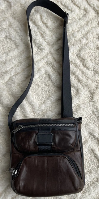 Tumi Alpha Bravo Barstow Leather Crossbody